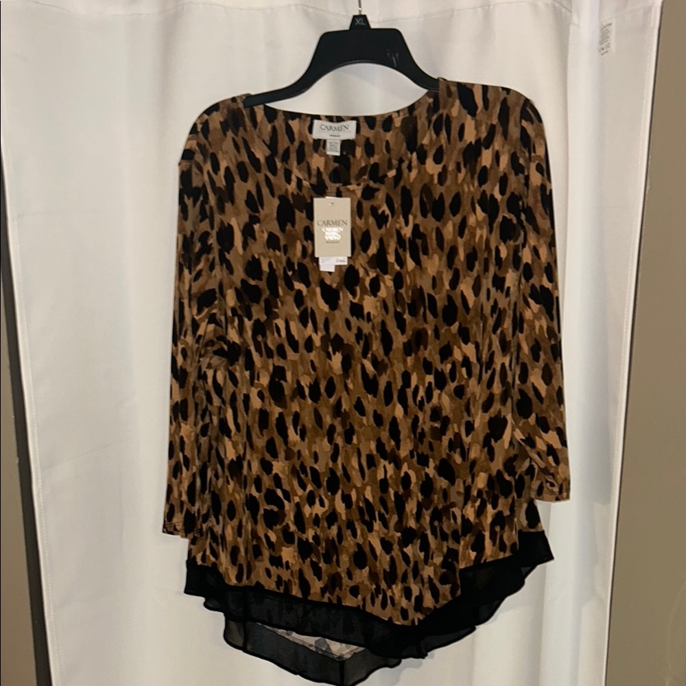 Leopard Print Women's Top